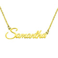 Personalized Name Necklace - Custom Cursive Nameplate Pendant for Women & Girls -