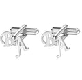 Personalized Initial Letter Cufflinks for Men: The Perfect Groom’s Gift