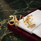 Personalized Initials Name Custom Cufflinks – Handcrafted Monogram Cuff Links Wedding Accessories for Men