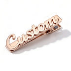Personalised Name Tie Pin for Men Groom Wedding Tie Clip Gift