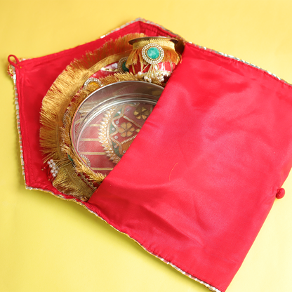 MOSKAI Thali Set | Traditional Pooja Thali | Decorative Aarti Plate
