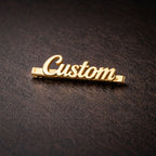 Personalized Name Tie Pin for Men with Engraved Initials | Stylish Formal Accessory
