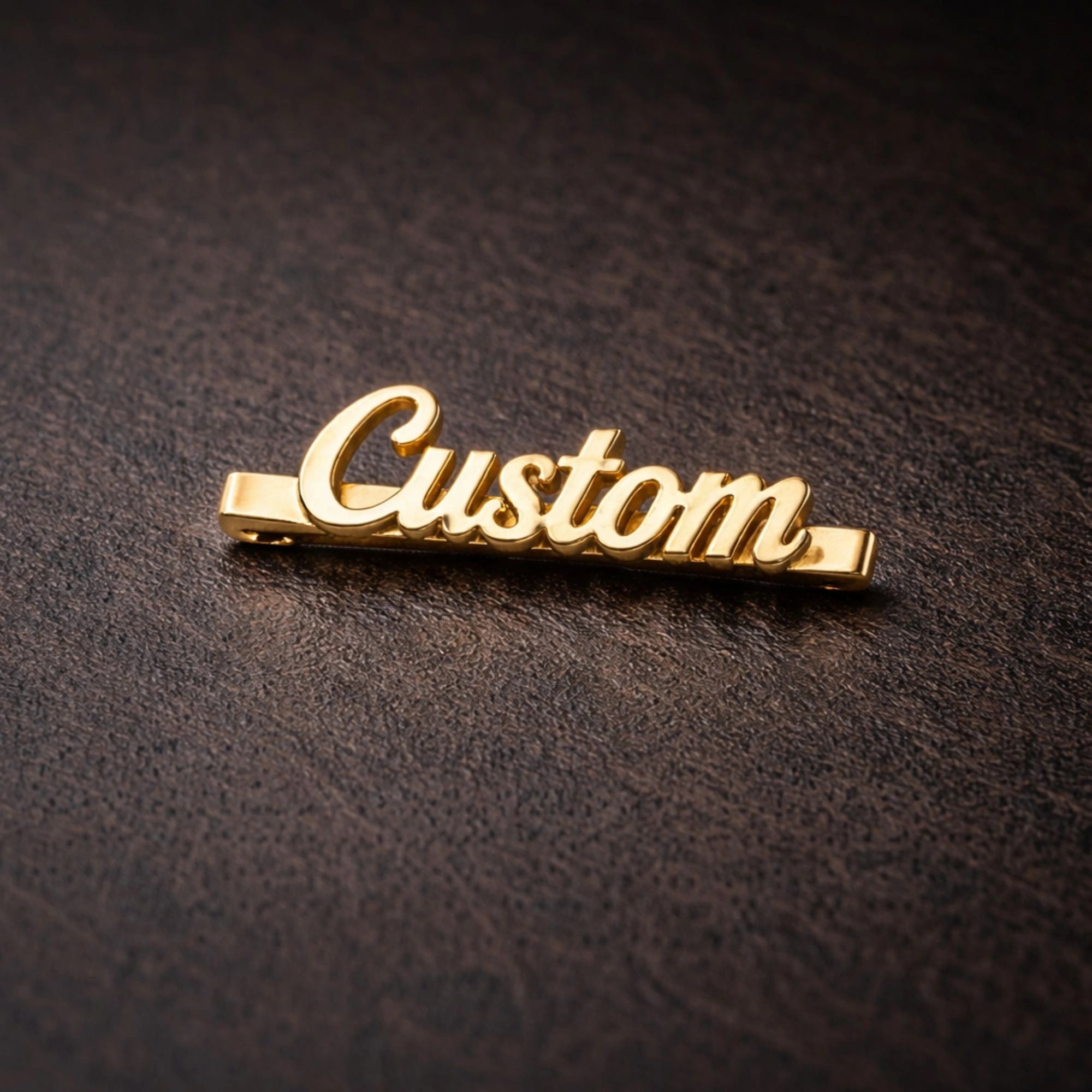 Personalized Name Tie Pin for Men with Engraved Initials | Stylish Formal Accessory