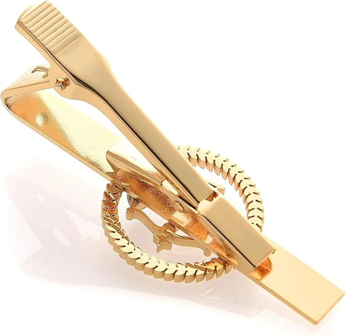 Professional Scales of Justice Lawyer Tie Clip - Advocate Symbol Brass Tie Bar- Executive Legal Profession Accessory & Attorney Gift