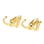 Custom Arabic Name Cufflinks - Personalized Calligraphy Script for Men in Brass