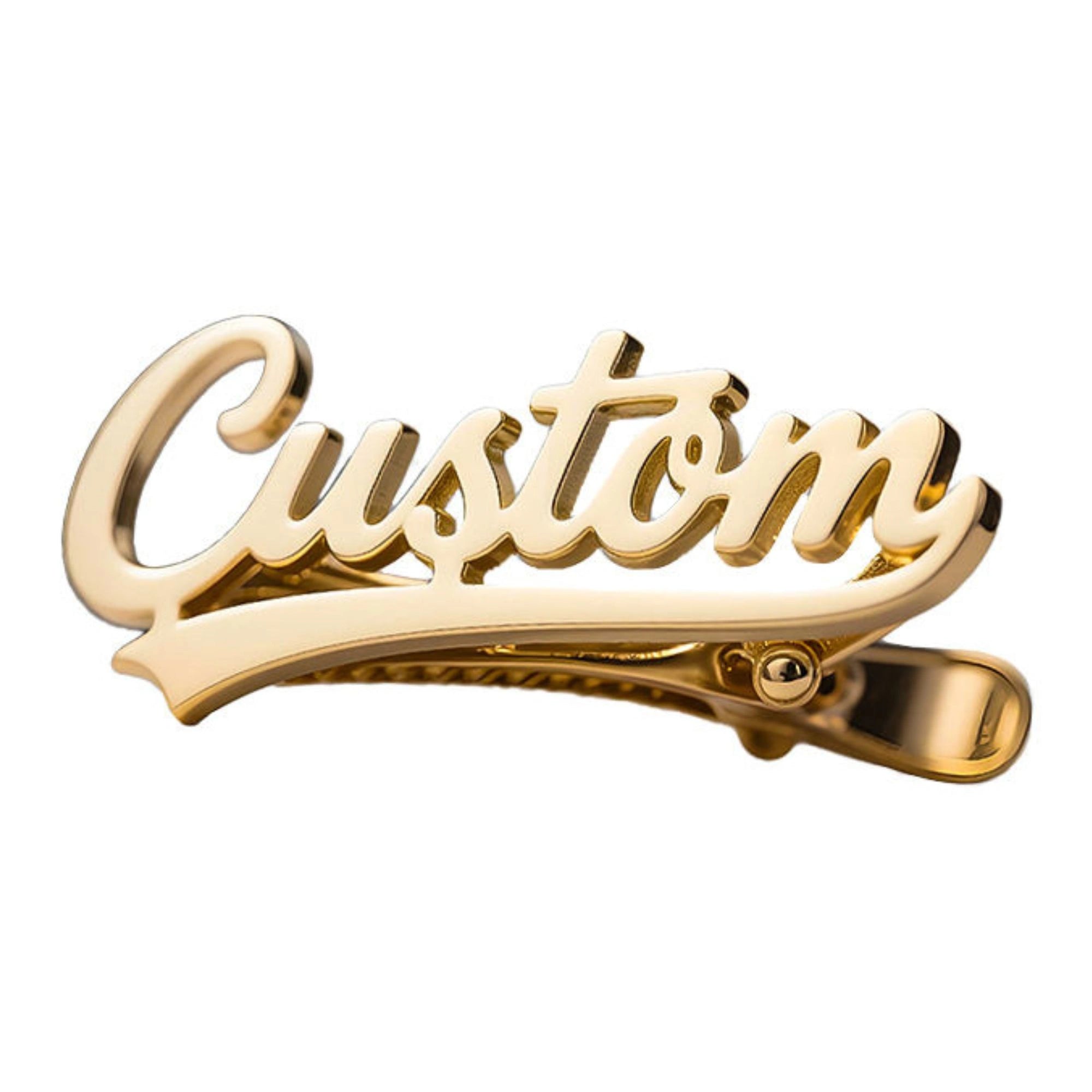 Customized Name Tie Pin for Men Brass Tie Clip For Professional Wedding & Corporate Gift Accessory