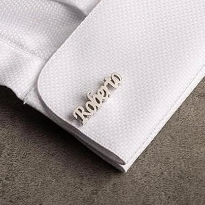 Personalized Full Name Cufflinks for Men Custom Name Cufflinks Formal Wedding Groom Gift Shirt Accessories