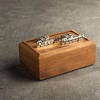 Personalized Full Name Cufflinks for Men Custom Name Cufflinks Formal Wedding Groom Gift Shirt Accessories
