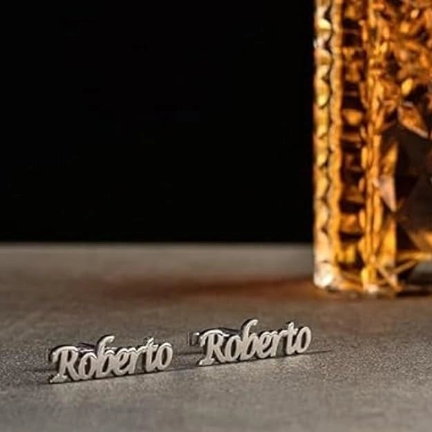 Personalized Full Name Cufflinks for Men Custom Name Cufflinks Formal Wedding Groom Gift Shirt Accessories