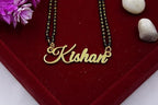 Personalized Single Name Mangalsutra – Gold Plated Custom Jewelry