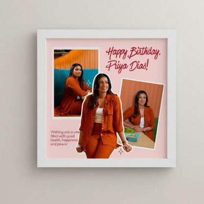 Strong Women Personalised Photo Frame