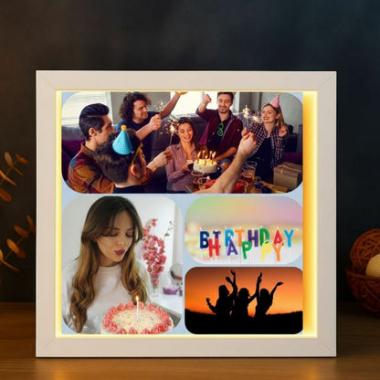 MOSKAI Personalised LED Photo Frame For Birthday Girl