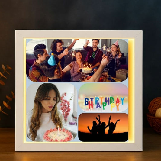 MOSKAI Personalised LED Photo Frame For Birthday Girl