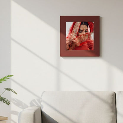 Enchanting Women in Red Personalised Photo Frame