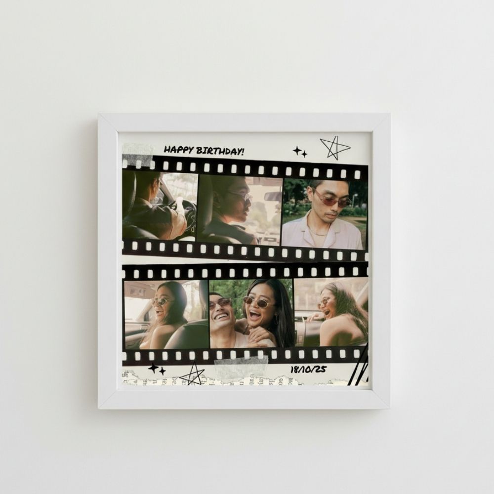 Personalised Camera Reel Theme Photo Frame