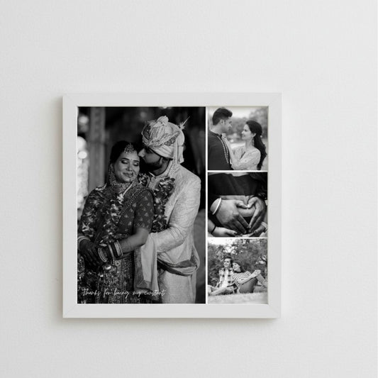 MOSKAI Black & White Wedding Pictures Collage