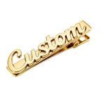 Personalised Name Tie Pin for Men Groom Wedding Tie Clip Gift