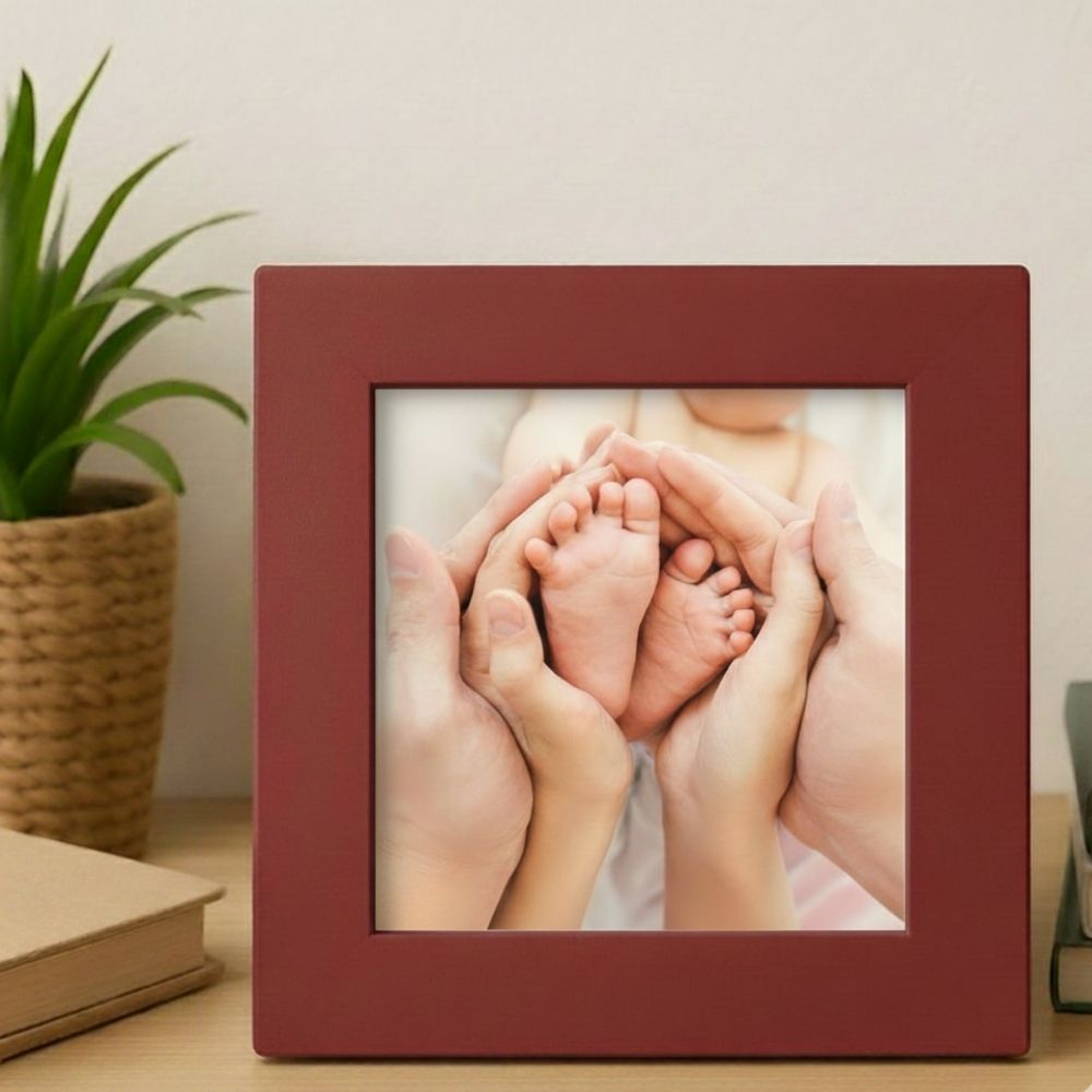 Personalised Red Photo Frame | Custom Photo Gift