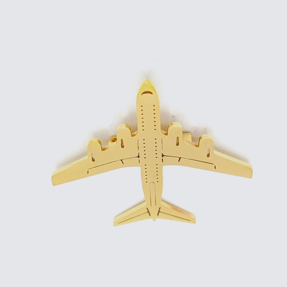 Moskai Airplane Brooch Pin | Pilot & Cabin Crew Accessory | Airline Staff Gift