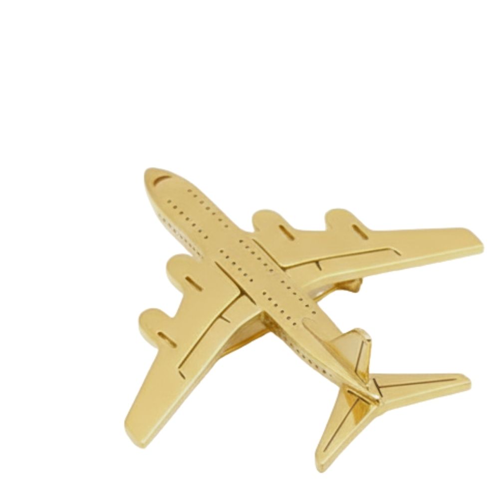 Moskai Airplane Brooch Pin | Pilot & Cabin Crew Accessory | Airline Staff Gift