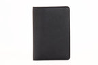 Basic Black Personalized Passport Cover With 4 Card Slots