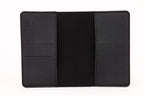 Basic Black Personalized Passport Cover With 4 Card Slots