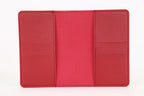 Red Basic Passport Cover With 4 Card Slots