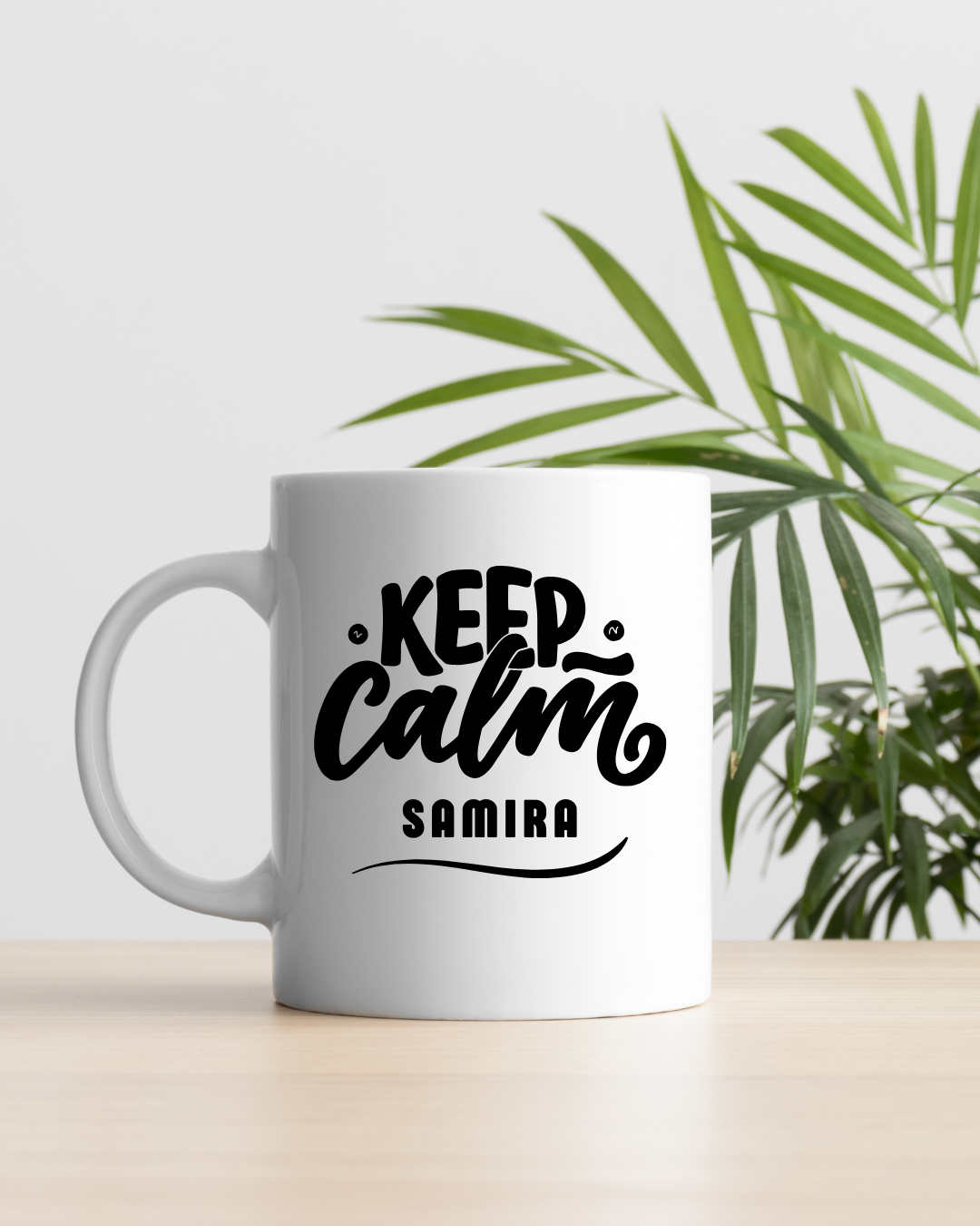 Moskai Cat Lover Quote Personalised Mug | White 11oz