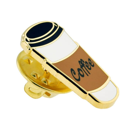 Moskai Cute Coffee Theme Enamel Pin for Girlfriend | Coffee Lover Gift