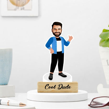 Personalized Cool Dude Caricature – Custom Moskai Artwork