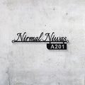 Personalized Laser-Cut Metal Nameplate with House Number - Custom Home Decor 7x8 Inches