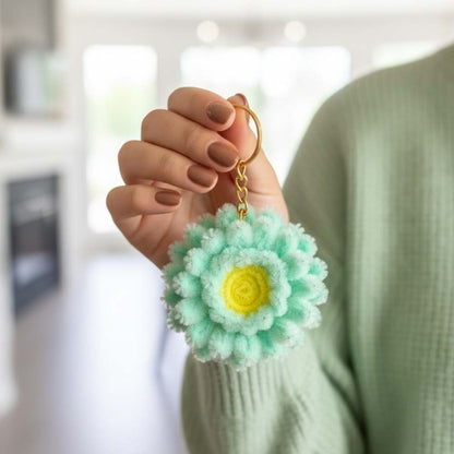 Cute Multi-Color Fur Keychain