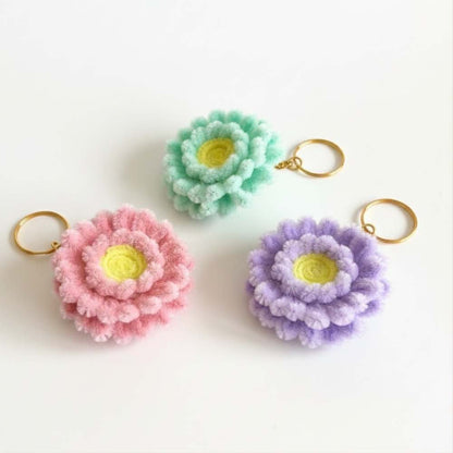 Cute Multi-Color Fur Keychain