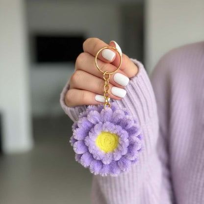 Cute Multi-Color Fur Keychain