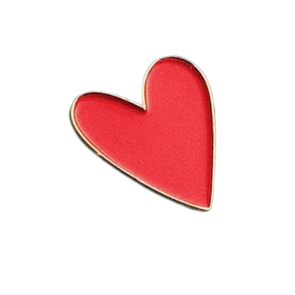 Cute Little Heart Enamel Pin for Girlfriend | Valentine Gift | Moskai Love Collection