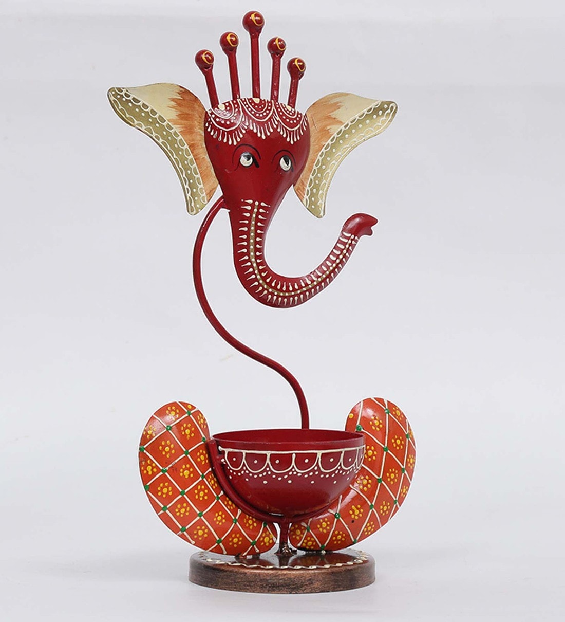 Mosaki Handcrafted Ganesh Tealight Candle Holder