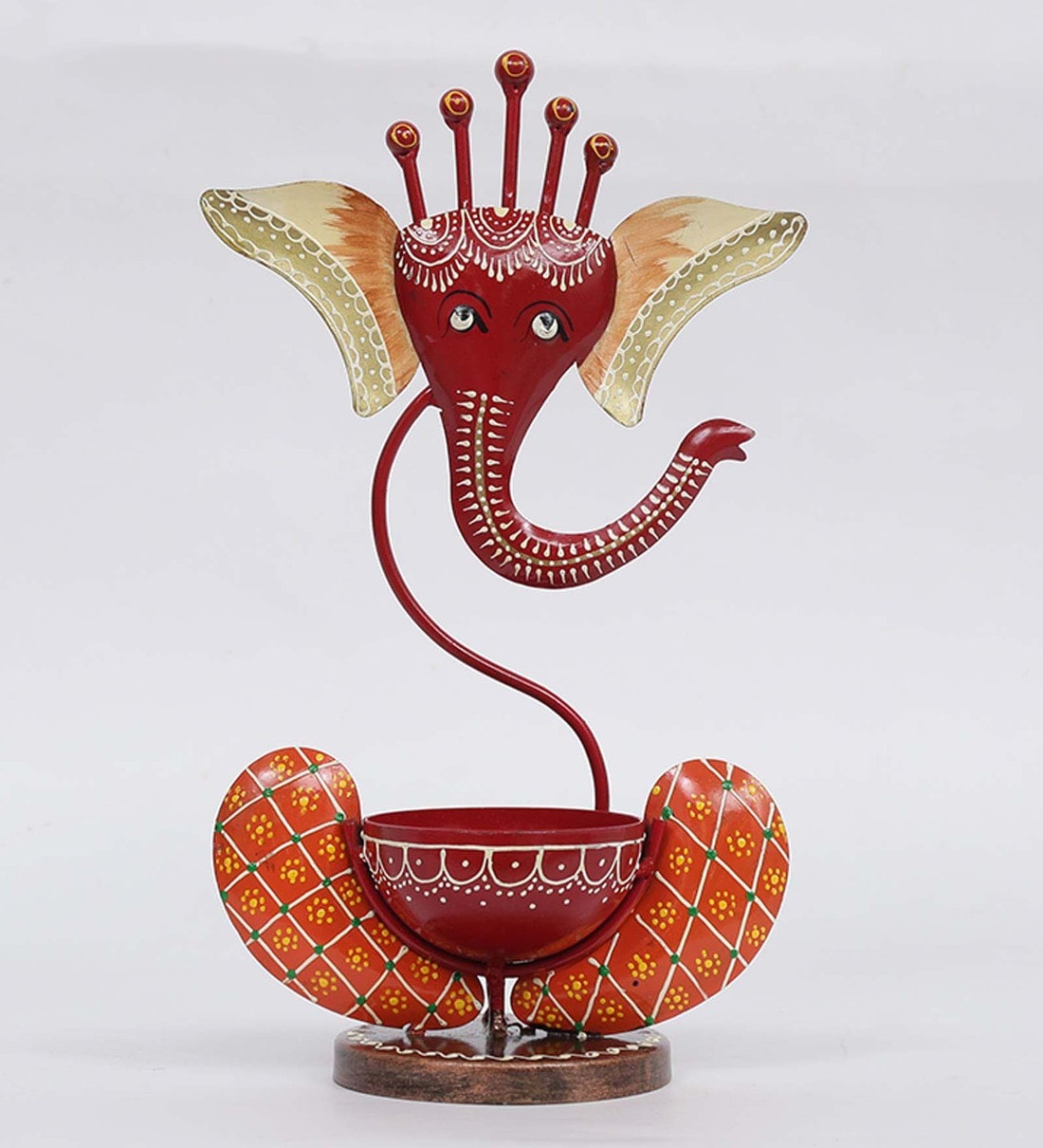 Mosaki Handcrafted Ganesh Tealight Candle Holder