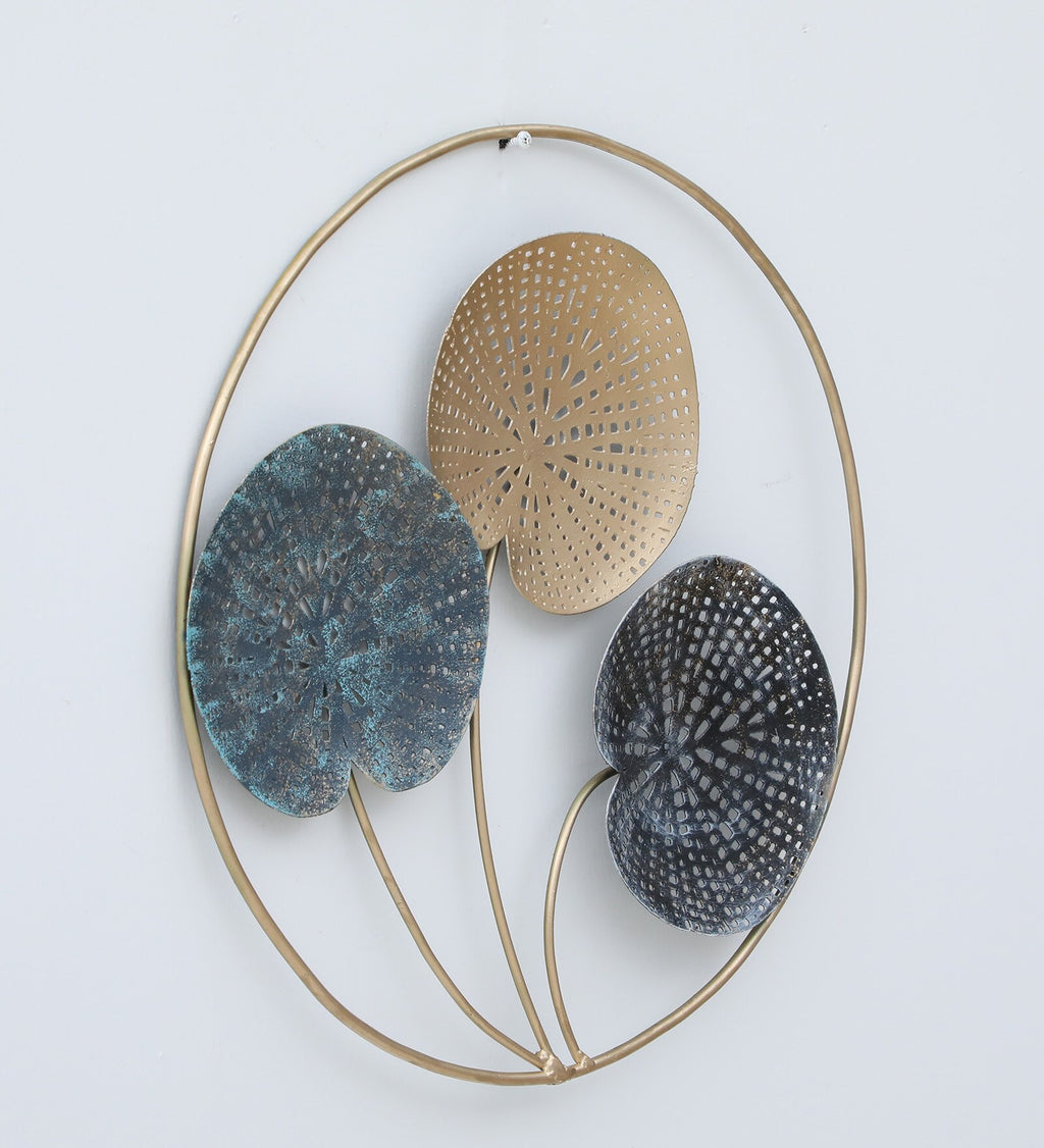 Moskai Round Abstract Wall Décor | Modern Metal Wall Art