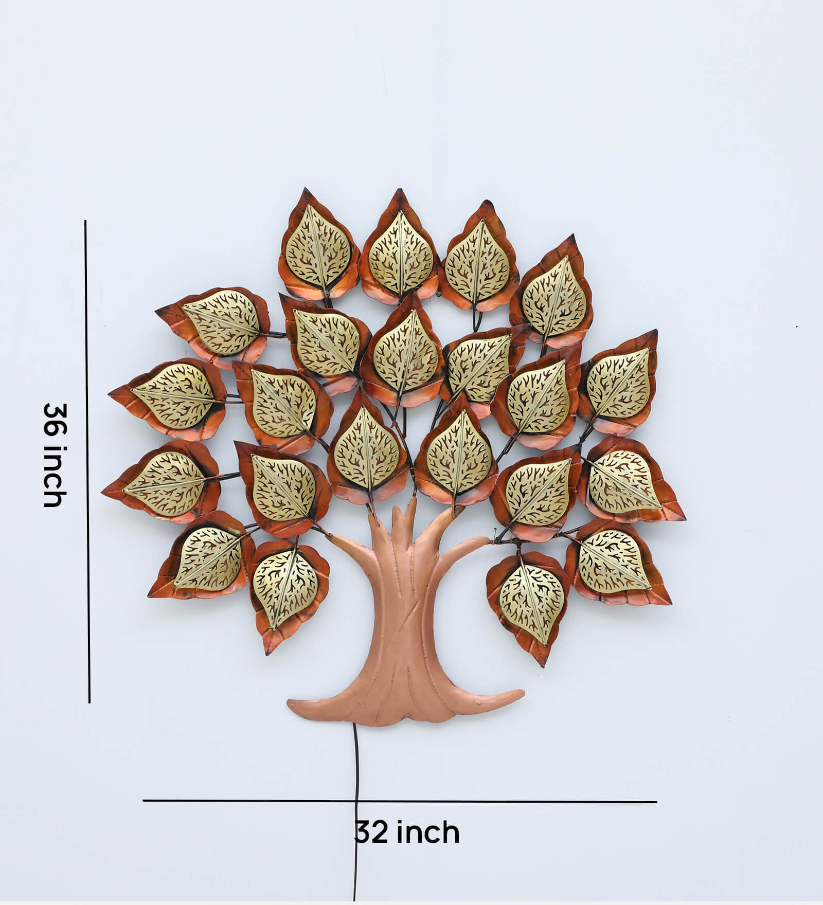 Mosaki LED Tree Metal Wall Art | Illuminated Wall Hanging for Home Decor