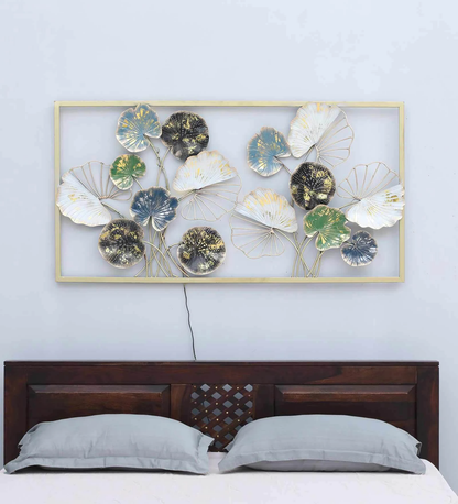 Moskai Flower Wall Décor | Elegant Floral Metal Wall Art