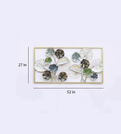 Moskai Flower Wall Décor | Elegant Floral Metal Wall Art