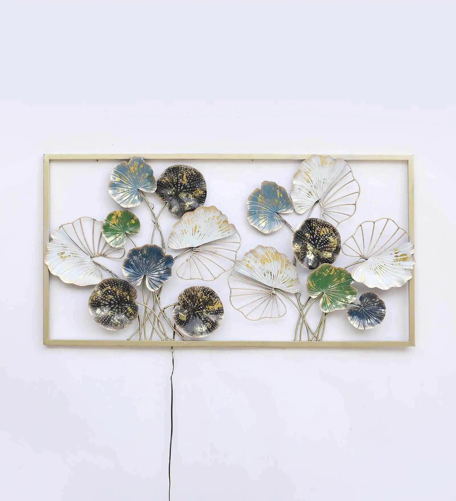 Moskai Flower Wall Décor | Elegant Floral Metal Wall Art