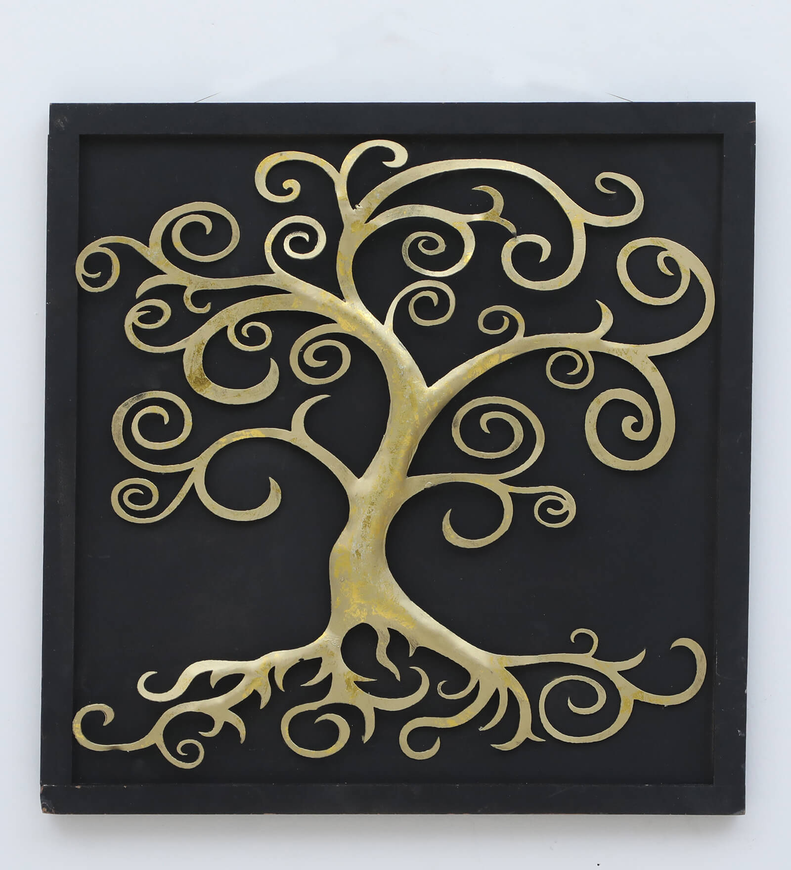 Mosaki Wooden Tree Wall Decor | Handcrafted Tree Shaped Wall Art