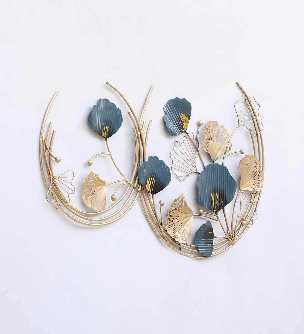 Mosaki Double Ring Zara Metal Wall Hanging with LED