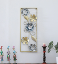 Moskai Metallic Flower Theme Wall Décor Frame