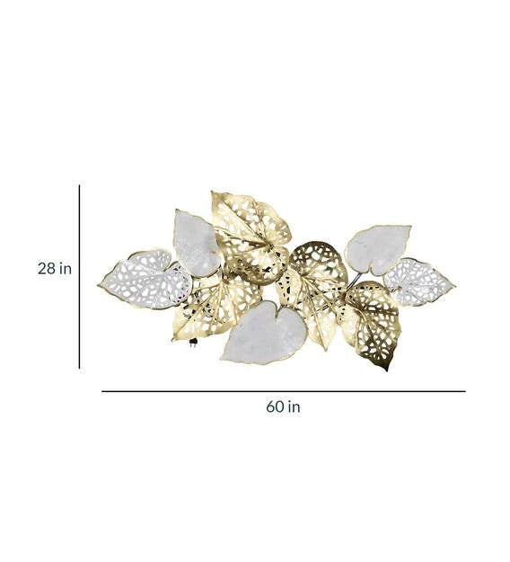 Moskai Metal Iron Sea Leaf Decor Sculpture | Home/Hotel Wall Art