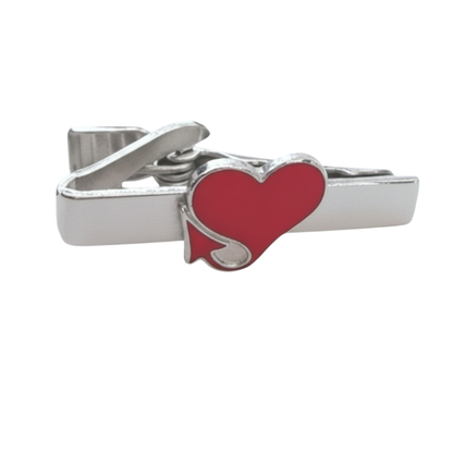 Devil Tail Tie Clip | Moskai Valentine Love Collection | Bold Romantic Accessory for Him