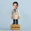 Personalised Doctor Caricature Gift | Custom Name Acrylic Art