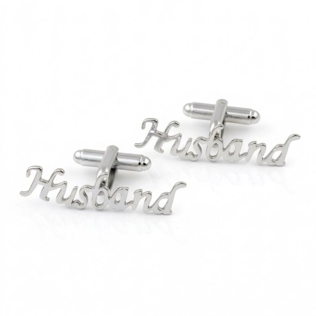 Custom Script Name Cufflinks for Men – Personalized Handcrafted Initial Monogram Jewelry Wedding & Groom Accessories