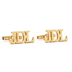 Personalized 3-Initial Monogram Cufflinks for Men – Custom Letter Cufflinks for Wedding & Groom Accessories